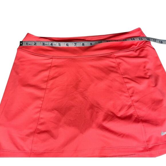 Nike Dri- Fit  Golf/ Tennis Mini Skirt With Built In Shorts Coral Medium Active - Picture 6 of 10